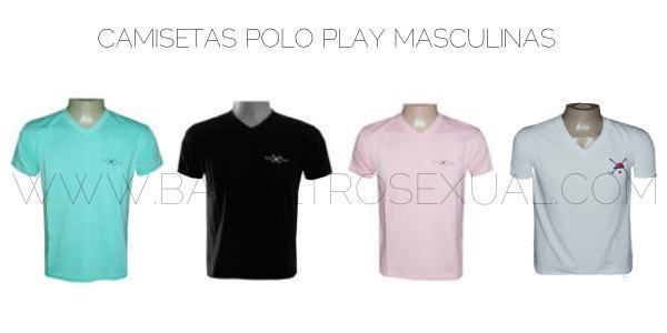 camiseta masculina polo play