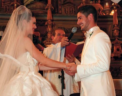 foto terno branco no casamento
