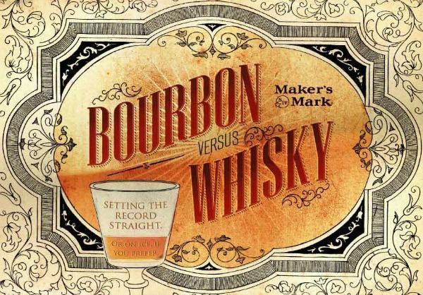 bourbon whisky americano diferença